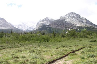 Glacier Ulusal Parkı Inside, Montana, ABD