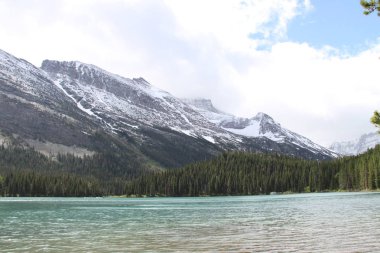 Glacier Ulusal Parkı Inside, Montana, ABD