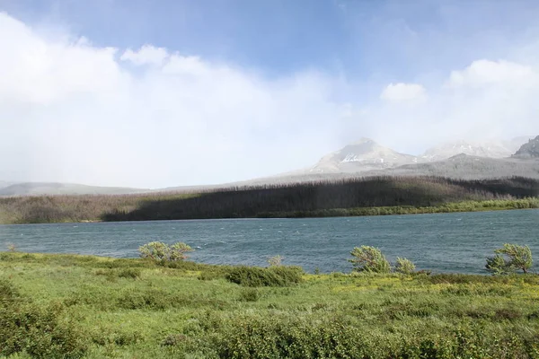 Dentro Del Parque Nacional Glaciar Montana — Foto de Stock