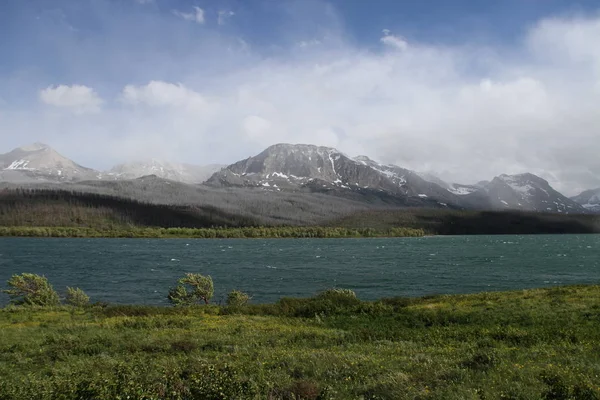 Dentro Del Parque Nacional Glaciar Montana —  Fotos de Stock