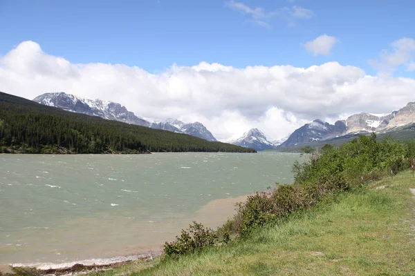 Dentro Del Parque Nacional Glaciar Montana — Foto de Stock