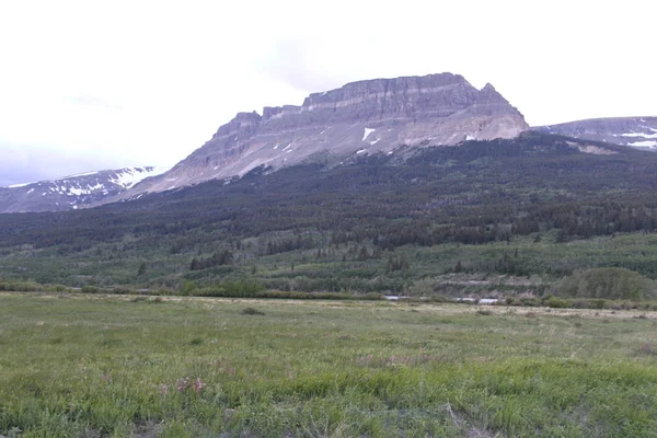 Dentro Del Parque Nacional Glaciar Montana —  Fotos de Stock