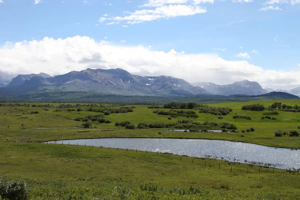 Vnitřní Vodní Jezera Alberta Kanada — Stock fotografie