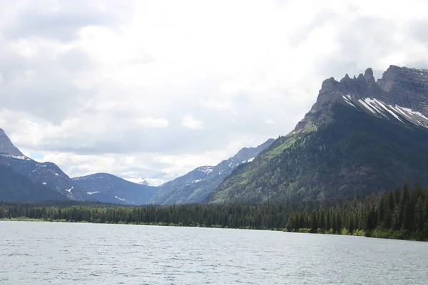 Vnitřní Vodní Jezera Alberta Kanada — Stock fotografie