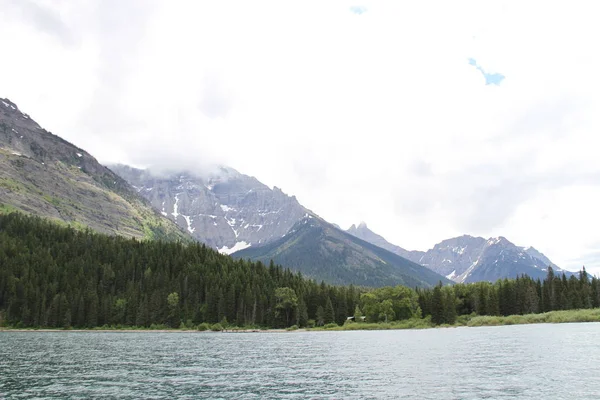 Vnitřní Vodní Jezera Alberta Kanada — Stock fotografie