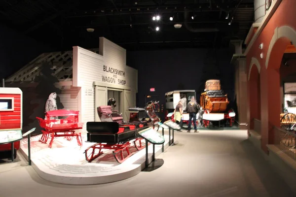 Vagnar Transport Museum Alberta Kanada — Stockfoto