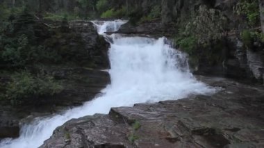 Buzul Milli Parkı, Montana. Waterton Gölleri, Alberta, Flathead Gölü