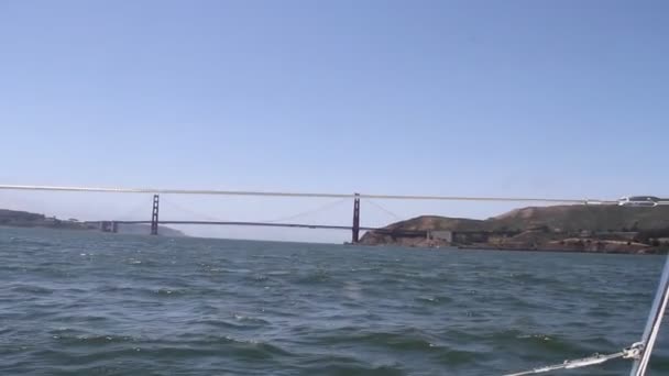 Sailing San Francisco Bay — Stock Video