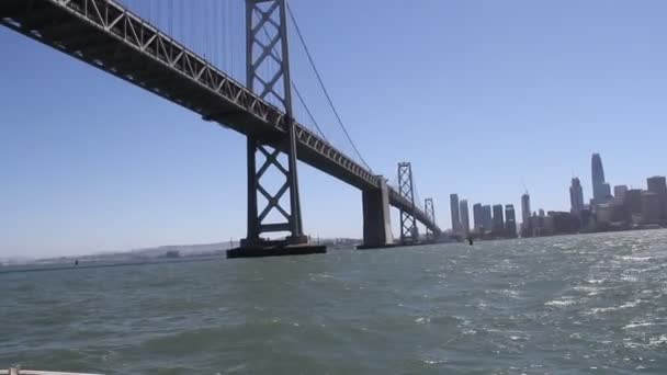 Vitorlázás San Francisco Öbölben — Stock videók