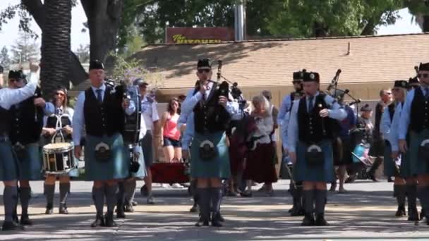 2019 Pleasanton California Scottish Festval Juegos — Vídeos de Stock