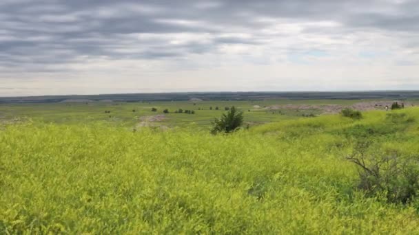 Parque Nacional Badlands Dakota Del Sur — Vídeo de stock