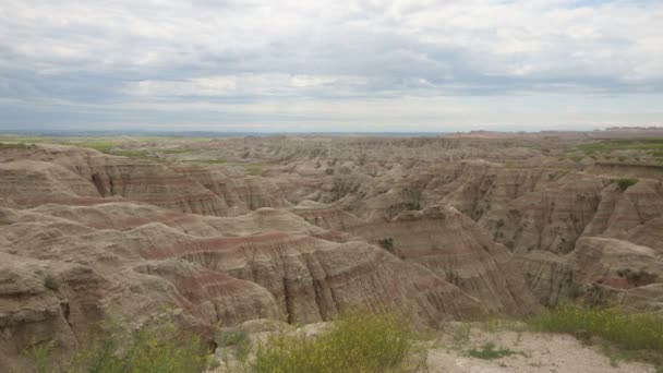 Badlands National Park South Dakota — Stock Video