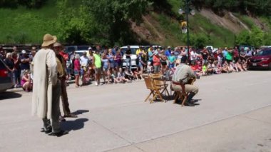 05.05.2019: Deadwood, Güney Dakota: Vahşi batı çatışması