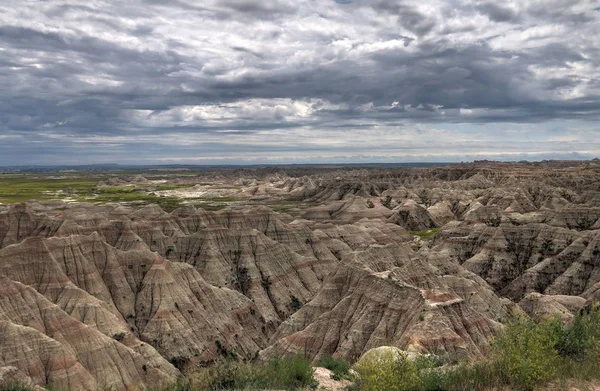 Badlands national park in South Dakota — Stock Photo, Image