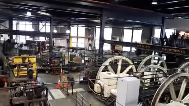 2019 San Francisco California Cable Car Museum — Vídeos de Stock