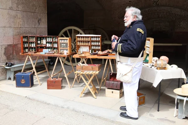 Polgárháború reenactment, Fort Point, San Francisco — Stock Fotó