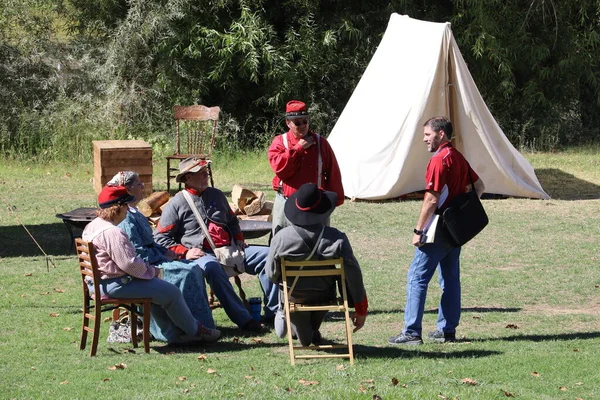 Iç savaş reenactment — Stok fotoğraf