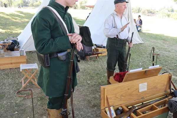 Iç savaş reenactment — Stok fotoğraf