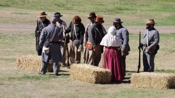 2019 Marysville Civil War Reenactment — стокове відео