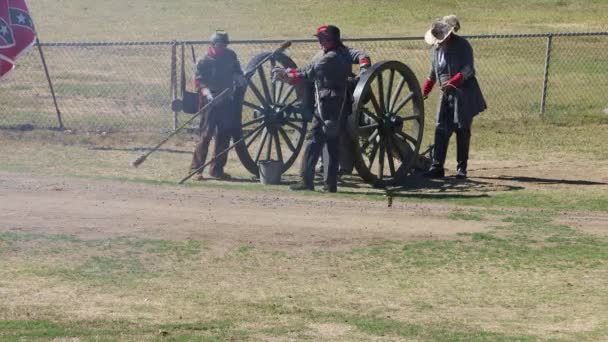 2019 Marysville Bürgerkriegsreenactment — Stockvideo