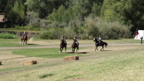 2019 Marysville Bürgerkriegsreenactment — Stockvideo