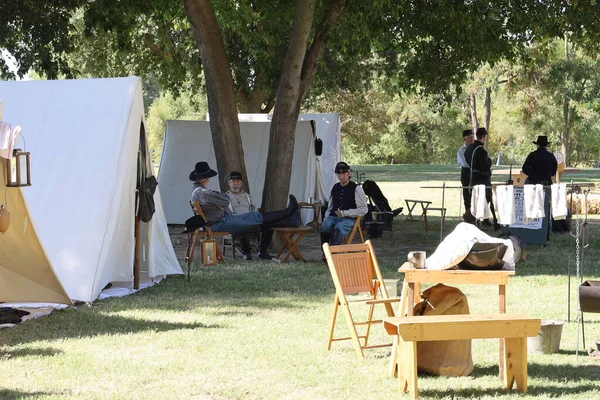 Iç savaş reenactment — Stok fotoğraf