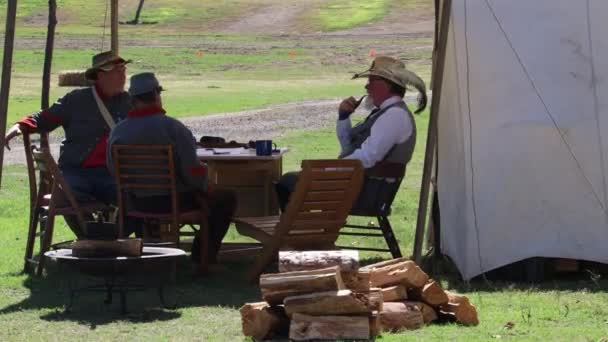 2019 Marysville Bürgerkriegsreenactment — Stockvideo