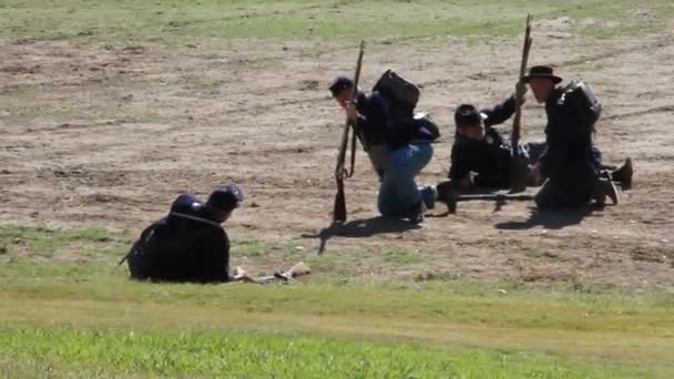 2019 Marysville Civil War Reenactment — стоковое видео