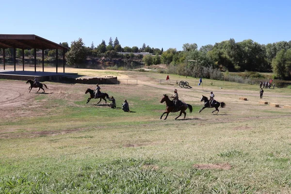 Iç savaş reenactment — Stok fotoğraf