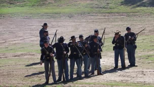 2019 Marysville California Civil War Reenactment — стокове відео