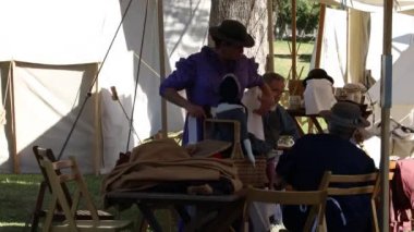 10 / 1 / 2019: Fresno, California: İç Savaş Canlandırması