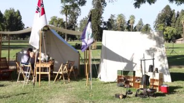 10 / 1 / 2019: Fresno, California: İç Savaş Canlandırması