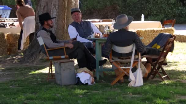 2019 Fresno California Civil War Reenactment — Stock Video