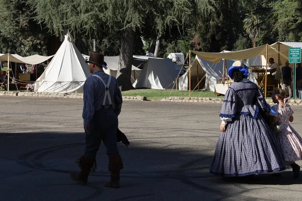 Civil War Reenactment Fresno California — Stok fotoğraf