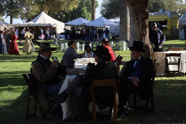 Civil War Reenactment Fresno California — Stock Fotó