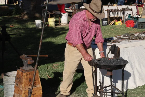 Civil War Reenactment Fresno California — Stok fotoğraf