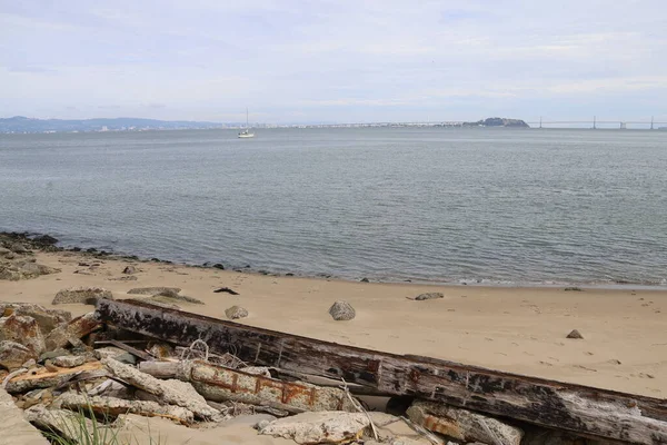 San Francisco Körfezi Ndeki Melek Adası Yelken Açmak — Stok fotoğraf