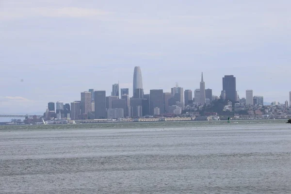 Navigare Una Barca Vela Angel Island Nella Baia San Francisco — Foto Stock