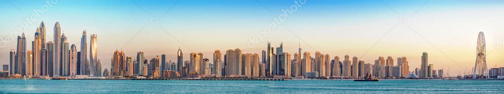 Jumeirah Beach Resort Panorama, JBR & Marina, Dubai, Emirates, Jan.2018