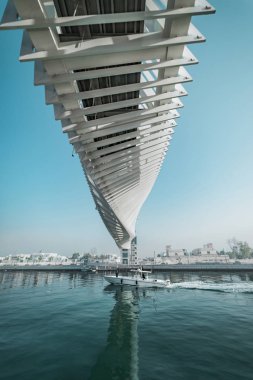 Dubai su kanalı, Dubai, Jan.2018 şaşırtıcı fütüristik köprü