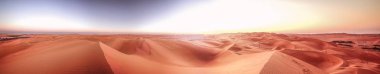 Panorama, çöl Rub' al hali, Emirates, Abu Dhabi, Liwa, Jan.2018