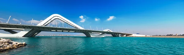 Wave Bridge Highway Emirates Abu Dhabi Sheikh Zayed Bridge Enero — Foto de Stock