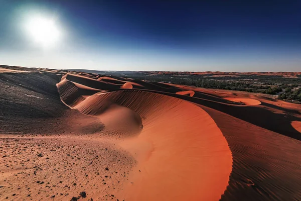 Mars Desert Rub Khali Emirates Abu Dhabi Liwa Jan 2018 — стоковое фото