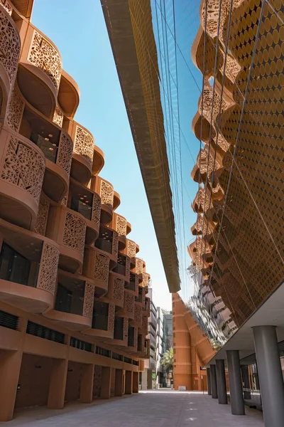 Hotéis em Masdar City, Abu Dhabi, junho, 2018 — Fotografia de Stock