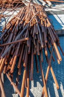 Limandaki inşaatın ayrıntıları.