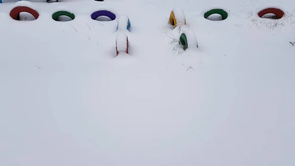 Marcher Extérieur Par Temps Froid Hiver — Photo