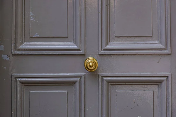 Paris Door Details Close Seup View — стоковое фото