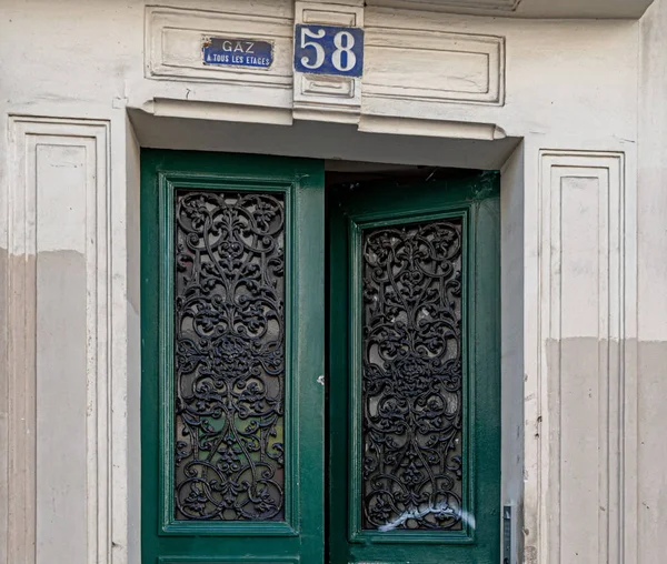 Detalhes Porta Paris Vista Close — Fotografia de Stock