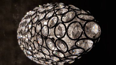 Yaratıcı lambalar, yakın görünüm.