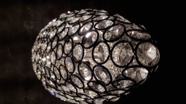 Yaratıcı lambalar, yakın görünüm.